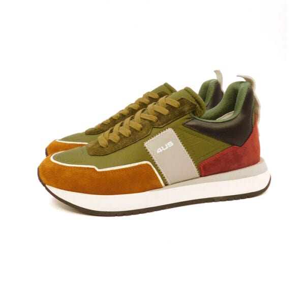 4us Uomo Sneaker Verde Sean 1