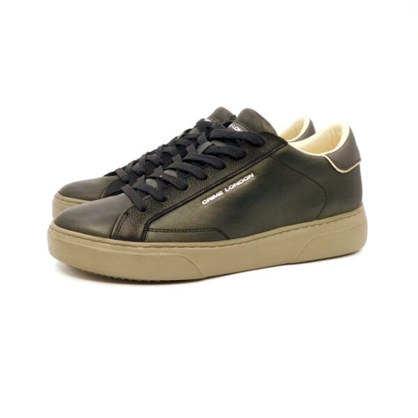 Crime London Uomo Sneaker Marrone 18604 1