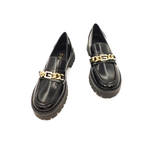 Guess Donna Mocassino Nero Alm 3