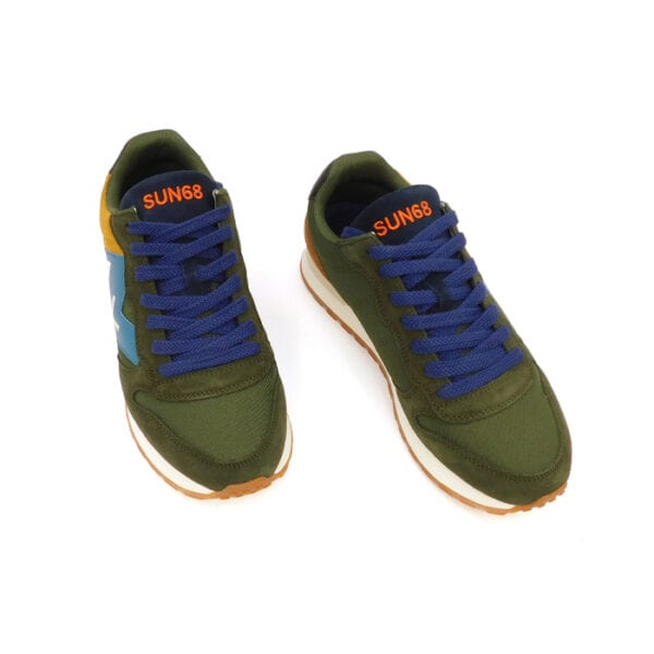 Sun68 Uomo Sneaker Verde 43117 3